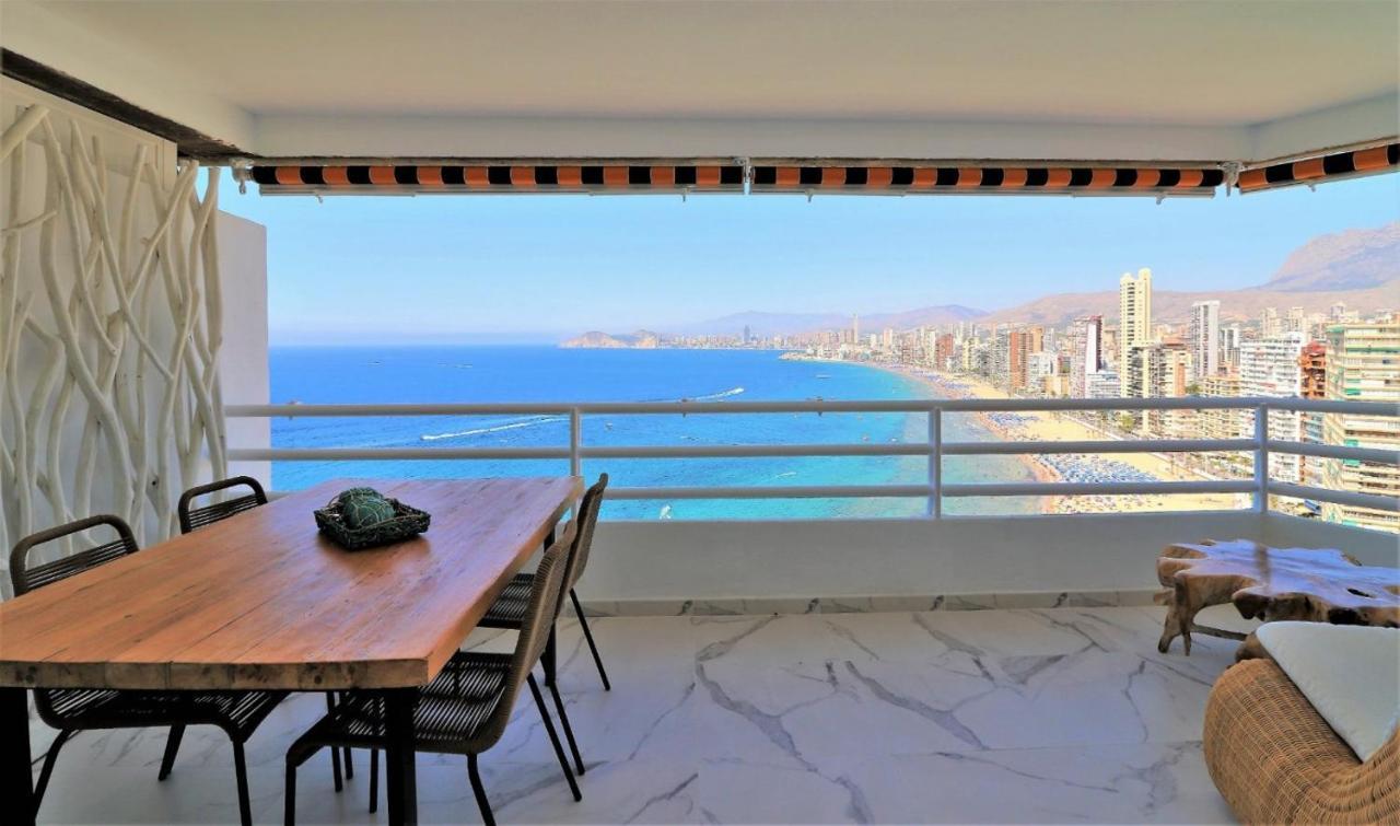 Luxurious 2-Bedroom Apt With Stunning Views, 1St Line On Levante Beach, 베니돔 외부 사진