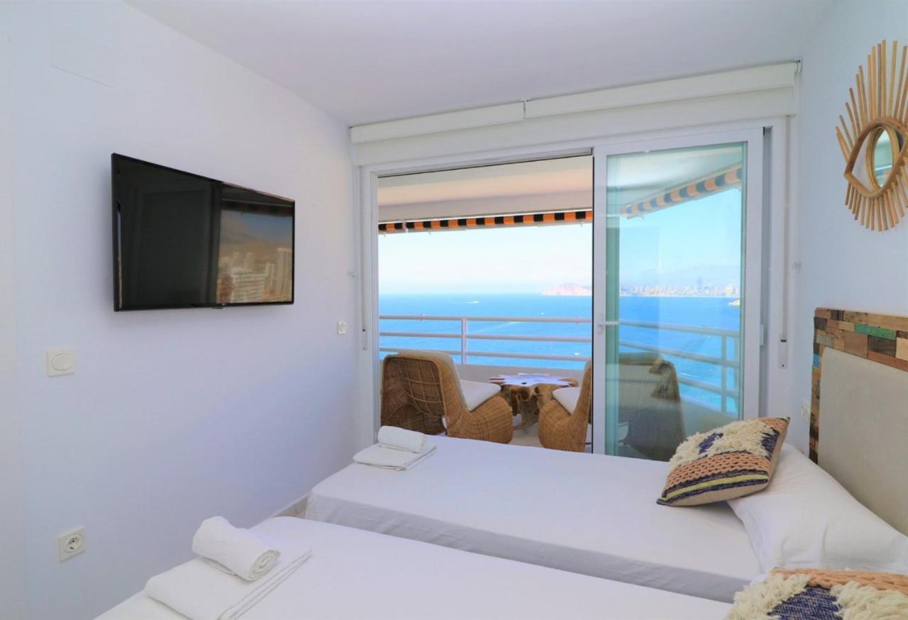 Luxurious 2-Bedroom Apt With Stunning Views, 1St Line On Levante Beach, 베니돔 외부 사진