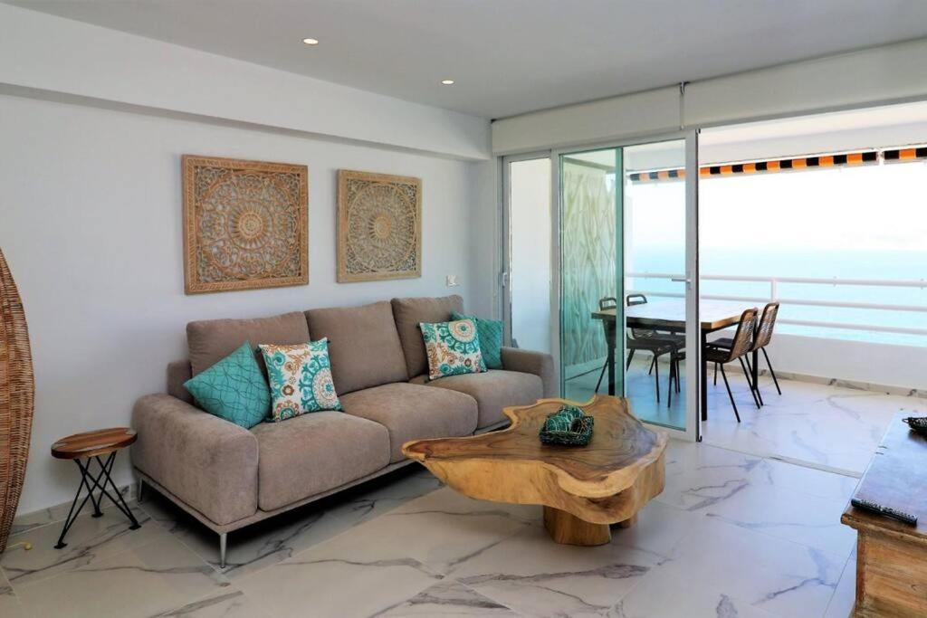 Luxurious 2-Bedroom Apt With Stunning Views, 1St Line On Levante Beach, 베니돔 외부 사진