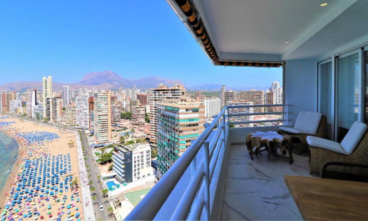 Luxurious 2-Bedroom Apt With Stunning Views, 1St Line On Levante Beach, 베니돔 외부 사진