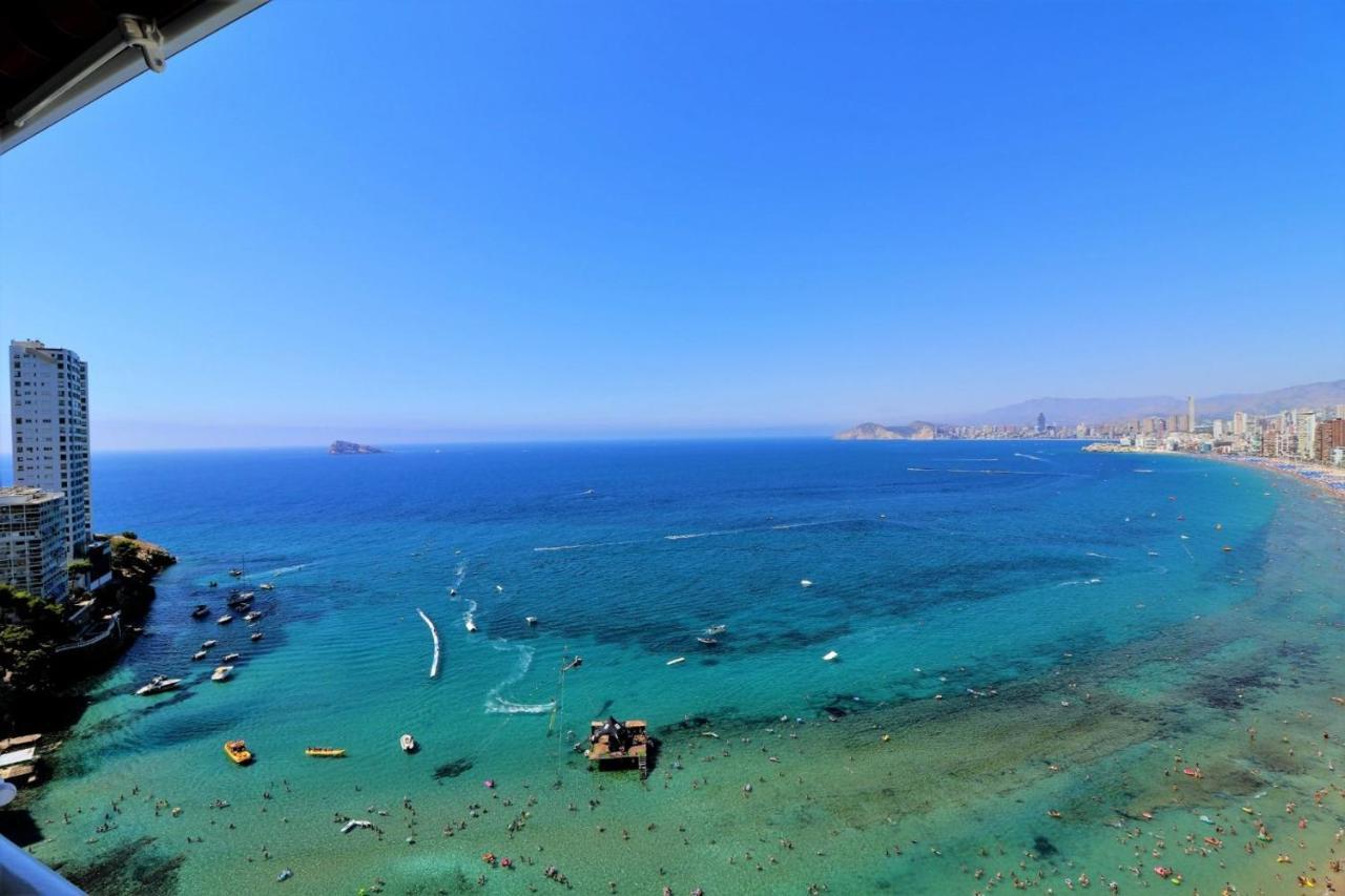 Luxurious 2-Bedroom Apt With Stunning Views, 1St Line On Levante Beach, 베니돔 외부 사진