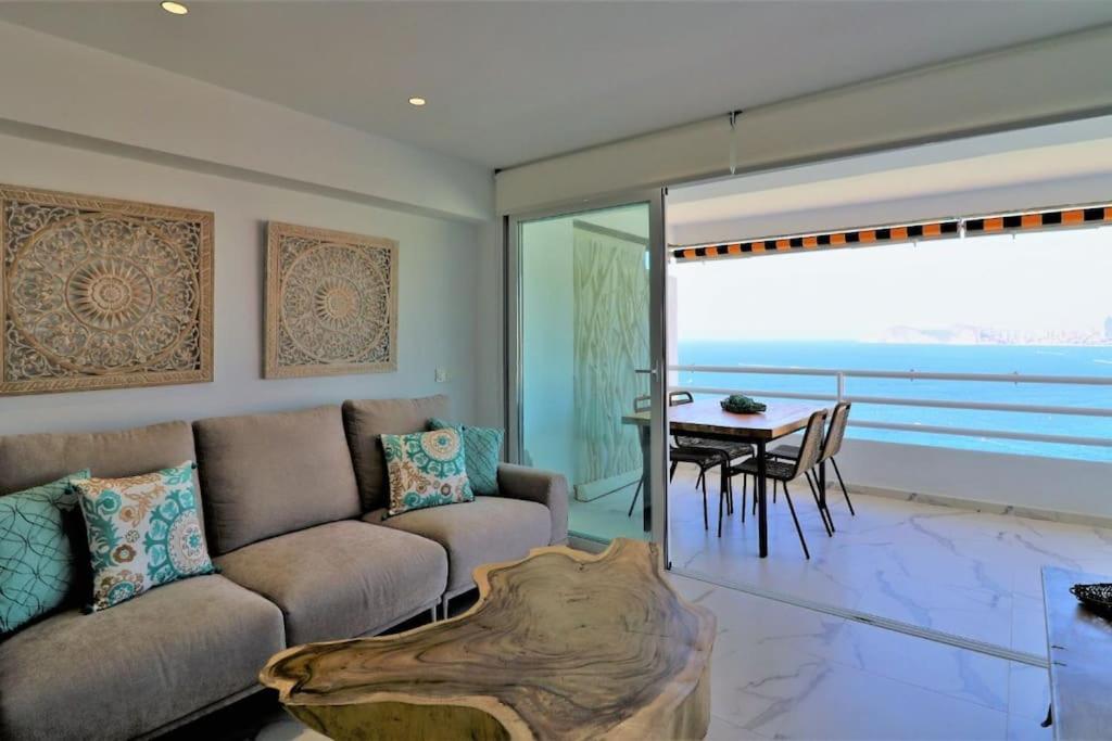 Luxurious 2-Bedroom Apt With Stunning Views, 1St Line On Levante Beach, 베니돔 외부 사진